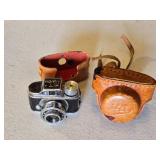HIT Vintage Miniature Camera with Leather Case