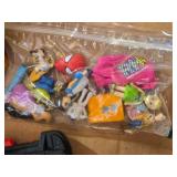 Disney Themed Toys and Accessories including Frozen Artwork, Mickey Mouse Plush Toys, and Water Bottles