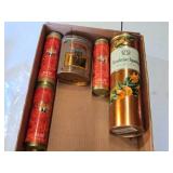 Incense, Candles, and Empty Tins