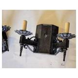 Two Vintage Wall Sconces