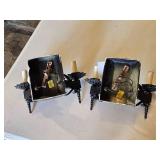 Two Vintage Wall Sconces