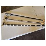 Walking Canes with Birds and Dodge Ram Hood Ornament - Heavy, appear homemade