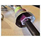 Walking Canes with Birds and Dodge Ram Hood Ornament - Heavy, appear homemade