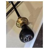 Walking Sticks / Canes with unique handle designs, including gearshift knobs and embellished grips  - heavy and appear homemade