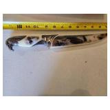 Decorative Eagle-Themed Knife with Sheath - 13 1/2" in total length