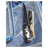 Decorative Eagle-Themed Knife with Sheath - 13 1/2" in total length