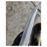 Decorative Eagle-Themed Knife with Sheath - 13 1/2" in total length