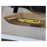 Gordon 8" Hunting Survival Knife and Folding Saw with Sheaths