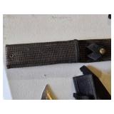 Gordon 8" Hunting Survival Knife and Folding Saw with Sheaths