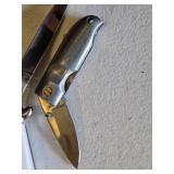 Lot of 2 Knives Including Milano Assisted Opening and Folding Pocket Knife