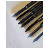 Set of 6 Plastic Push Daggers