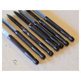 Set of 6 Plastic Push Daggers