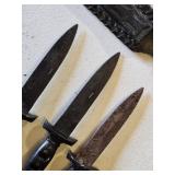 Set of 3 Daggers with Sheath