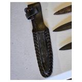 Set of 3 Daggers with Sheath