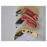 Milwaukee Fastback Utility Knife and 2 Others