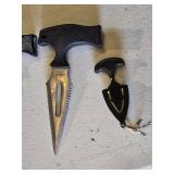 Jaguar Stainless Steel Dive Knives and Small Keychain Knife