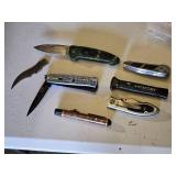 Lot of Damaged or Broken Folding Knives