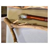 Lot of Walking Sticks and Canes