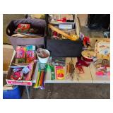 Huge Lot of Craft Supplies and Accessories Lot including Ribbons, Beads, and Scrapbook Refills and More