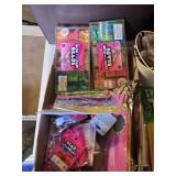 Huge Lot of Craft Supplies and Accessories Lot including Ribbons, Beads, and Scrapbook Refills and More