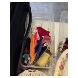 Huge Lot of Craft Supplies and Accessories Lot including Ribbons, Beads, and Scrapbook Refills and More