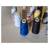 Maxi-Lock Sewing Thread and Accessories Lot including Singer Spun Polyester and Tropical Cotton Thread