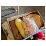 Tote of Yarn including Bernat Wintuk, Red Heart, and More