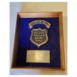 Honor Roll Million Dollar Round Table Plaque in Case - Wood Frame is Not Attached