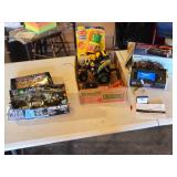 Radio Shack Fast Charger, Remote Control Vehicle, and Toys