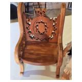 Snowbird Doll and Wooden Chair Set