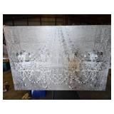 Oliver Gal Large Silver Chandelier Canvas Print - 5 Feet Wide