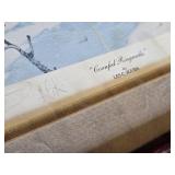 Les C. Kouba "Cornfed Ringnecks" Framed Limited Edition Print for First Banks - Signed To Steve, LCK - 15 1/2" x 19 1/2"