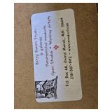 Betsy Bowen Studio Hand-Printed Woodcut Artwork in Rustic Frame 12 1/2" x 14" Numbered 10/100