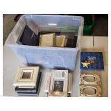 Lot of Assorted Picture Frames and Home Decor Items