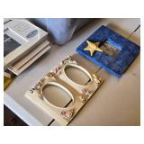 Lot of Assorted Picture Frames and Home Decor Items