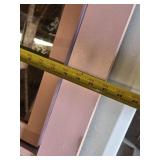 Pink Framed Mirror and Round Decorative Mirror