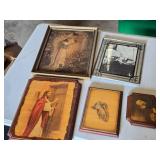 Religious Artwork Collection including Framed Jesus at the Door, Praying Hands Plaque, and More