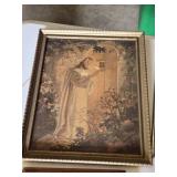 Religious Artwork Collection including Framed Jesus at the Door, Praying Hands Plaque, and More