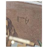 Set of 4 Framed Floral Prints by A. Huard 11" x 13"