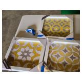 Madison Park Framed Art Set including Yellow Tile Patterns