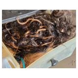 HUGE Lot Wig and Hair Extensions Collection including Pre-Stretched Braid, Yaky Pony, and 100% Human Hair Extensions