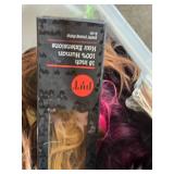 HUGE Lot Wig and Hair Extensions Collection including Pre-Stretched Braid, Yaky Pony, and 100% Human Hair Extensions