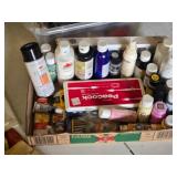 Art Supplies Lot including Paints, Brushes, and a Pile of Modern and Vintage Instructional Books