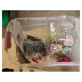 Art Supplies Lot including Paints, Brushes, and a Pile of Modern and Vintage Instructional Books