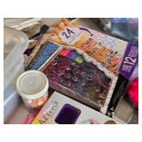 Assorted Craft Supplies including Fashion Angels Charm Bracelet Kit, Crafter