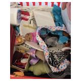 Assorted Craft Supplies including National Geographic Magic Chemistry Science Lab, Craft Paints, and Art Tools