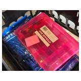 Assorted Craft and Hobby Supplies including Face Paint Kit, Coloring Book, and Christmas Design Book