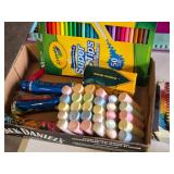 Crayola Art Supplies Lot including Markers, Crayons, Pastels, and Art Kits - Nothing checked for completeness