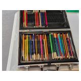 Art Supplies Collection including Canson Sketch Pads, Watercolor Paints, and Artist Pencils - Nothing checked for completeness