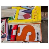 Art Supplies Collection including Canson Sketch Pads, Watercolor Paints, and Artist Pencils - Nothing checked for completeness